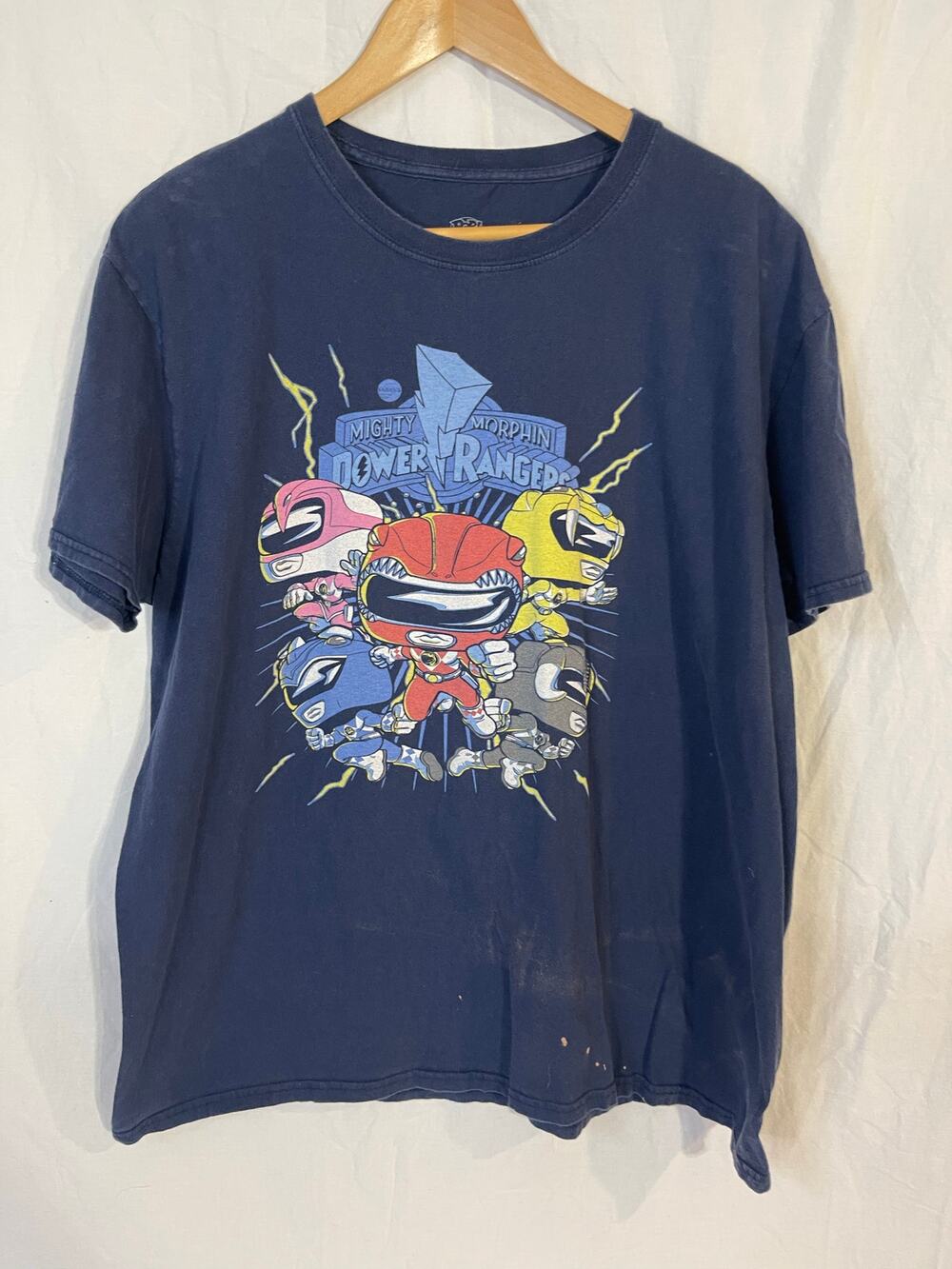 Mighty Morphin Power Rangers funko pop tee